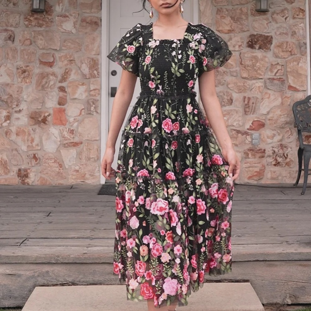 Jessakae Rose Dress - XL